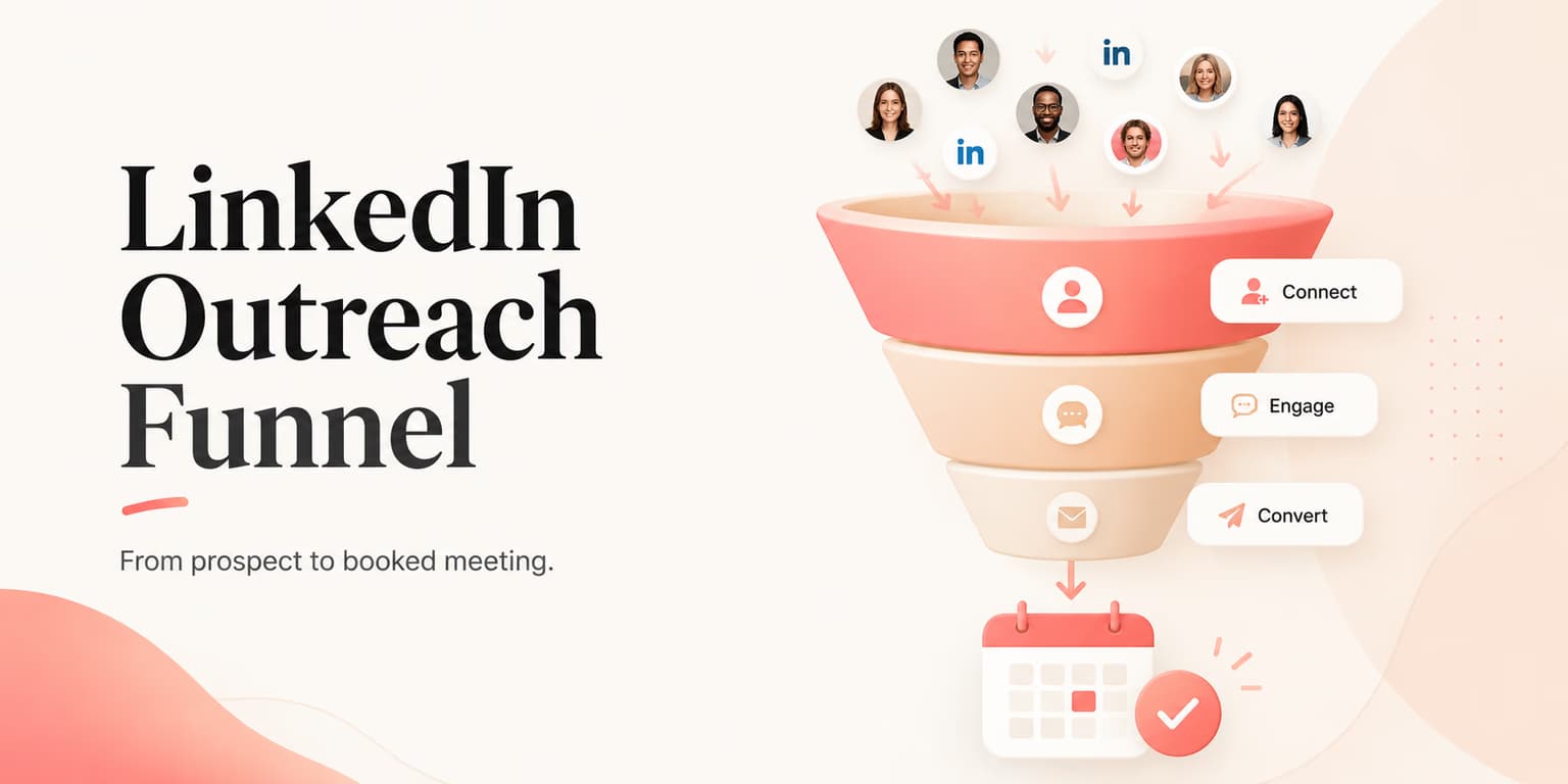 LinkedIn outreach sales funnel architecture