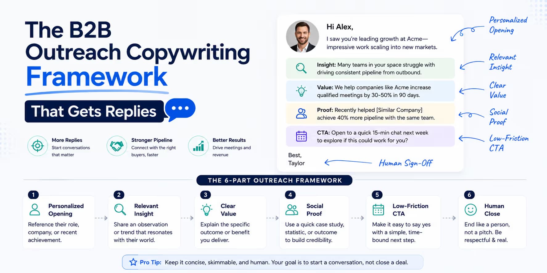 The B2B Outreach Copywriting Framework banner