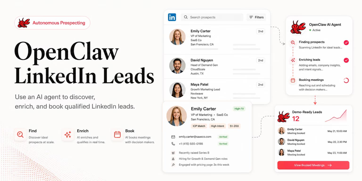Agent-led LinkedIn prospecting workflow