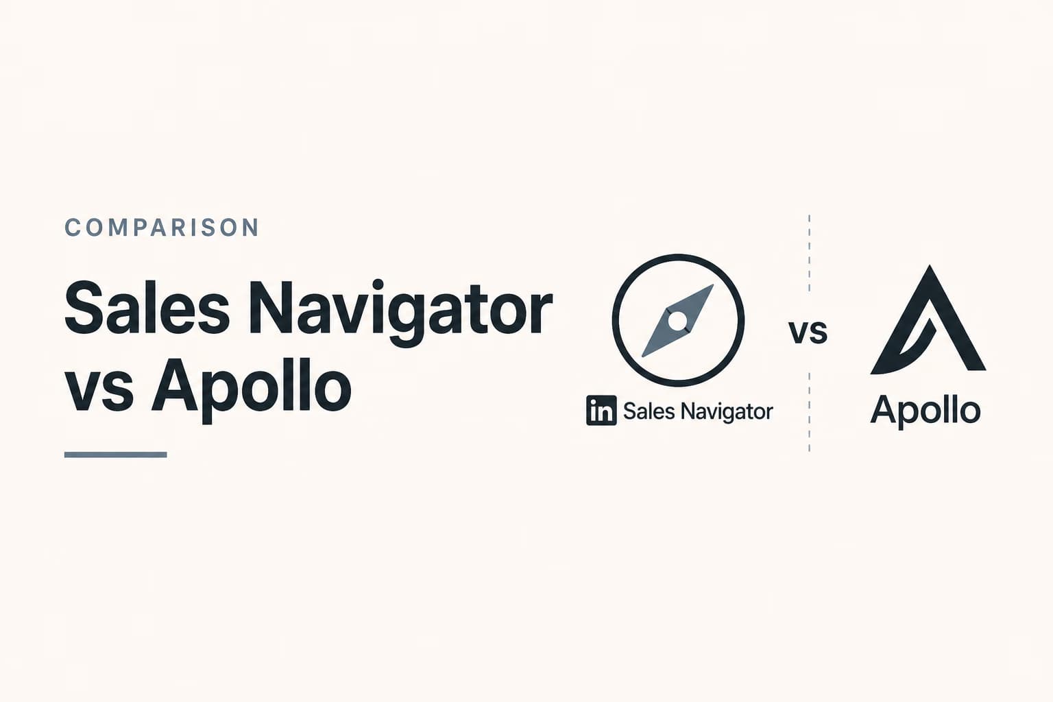 sales navigator vs apollo illustration for Revora