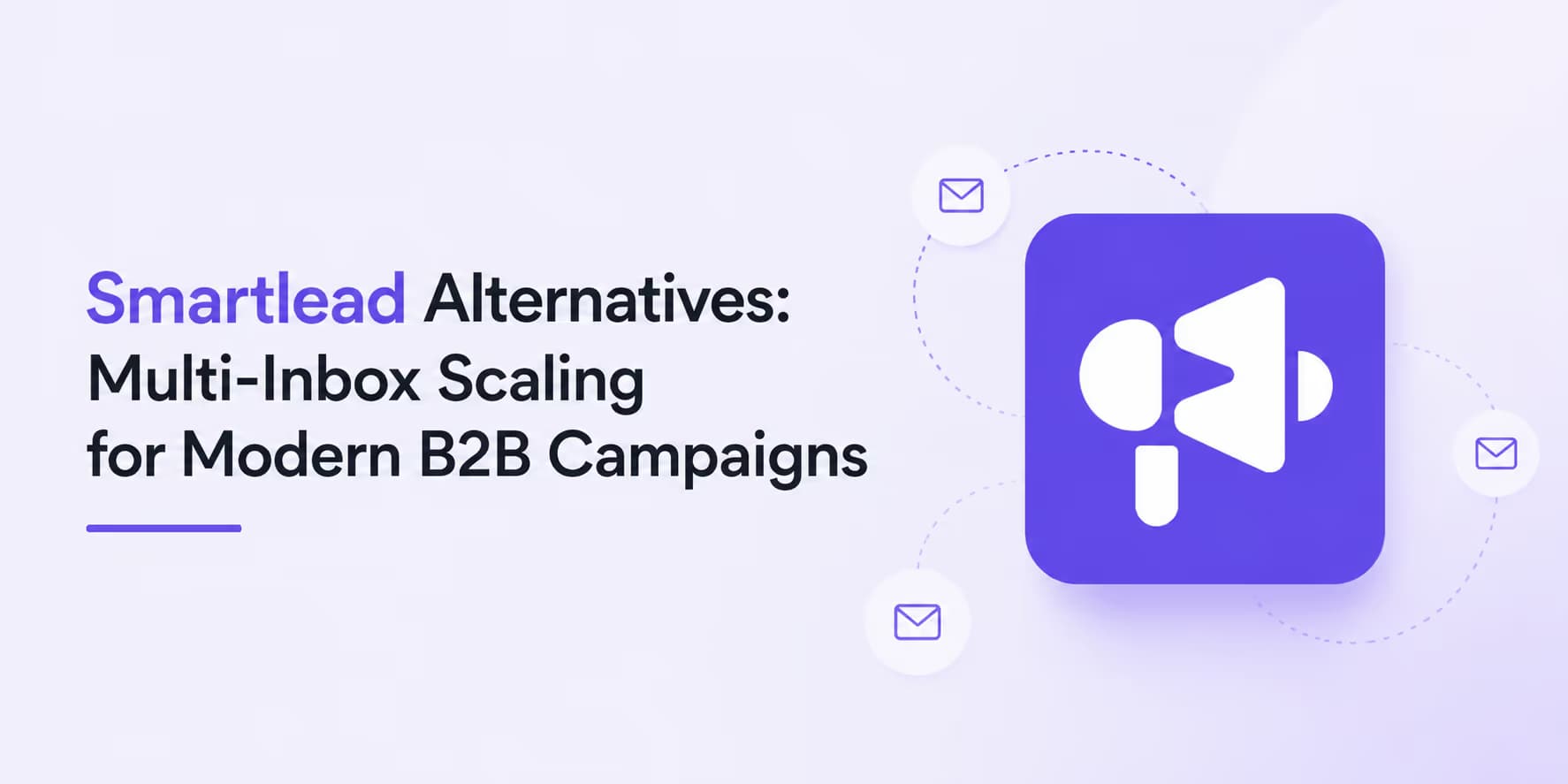 Smartlead alternatives and multi-inbox cold outreach scaling graphic